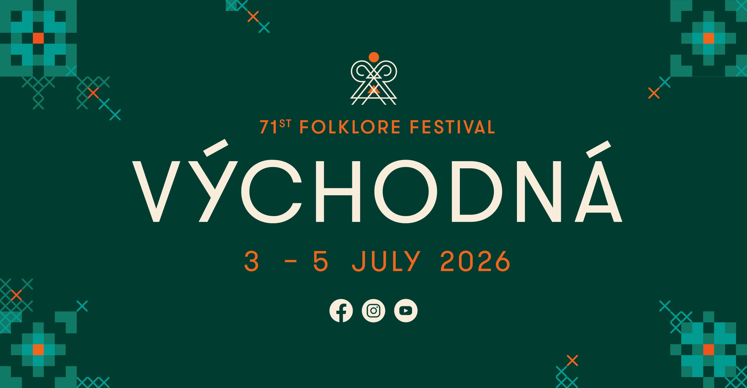 71st Folklore Festival Východná, 3 - 5 July, 2026
