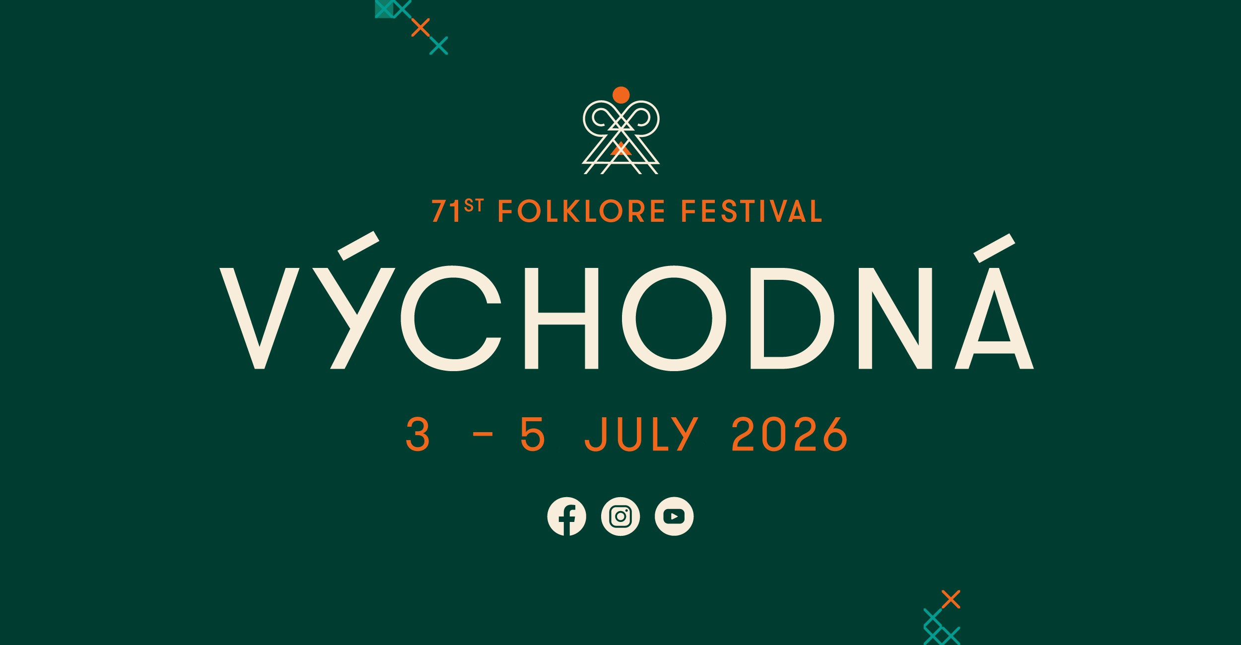 71st Folklore Festival Východná, 3 - 5 July, 2026
