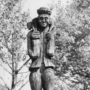Štefan Siváň ml.: Bača s ovcou (1975)